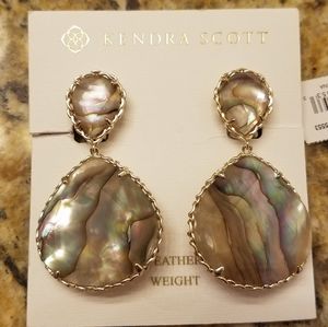 NWT Kendra Scott Kenzie clip on earrings